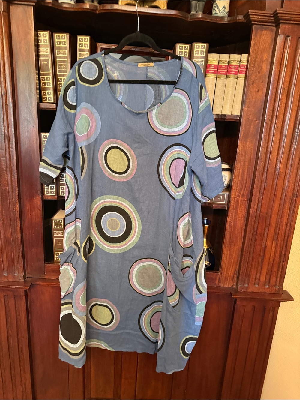 Beyond capri. Blue summer dress.  Fabulous